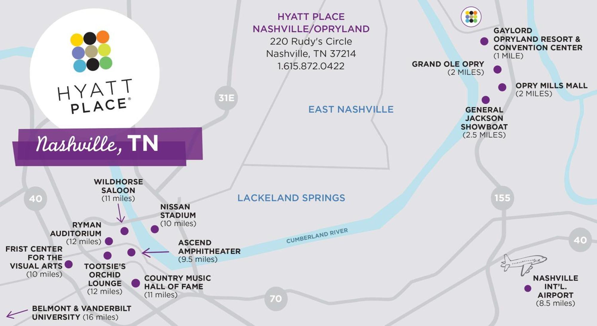 Hyatt Place Nashville Opryland מראה חיצוני תמונה